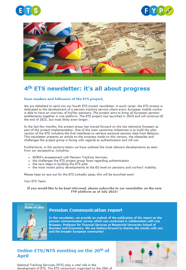 ETS newsletter